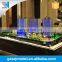 Plaza shopping mall building model with cars ,human figures, architectural scale models