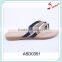 Sexy woman new soft cheap beach slippers with rhinestone decoration