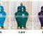 High Temperature Fired Blue Glazed Tall Ceramic Ginger Jars