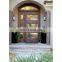 main door solid wood arch carving design wood and glass doors