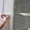 office white aluminum frame casement privacy blinds inside glass window with louver