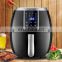 1500W Large Family Size Timer Temperature Adjustable Digital Hot Oven Cooker Electric Air Fryer 6l