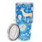30 oz custom blank sublimation stainless steel insulated vacuum tumbler with straw
