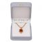 Multifunctional Pu Leather Gery Color Ring Earrings Necklace Pendant Box