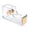 Classic Modern Design Clear Acrylic Gold Adhesive Tape Paper Cutter Tape Dispenser for Office