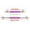 Universal Adjustable Front Bumper Lip Rod Splitter Strut Tie Bar Support