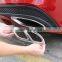 For Mercedes Benz C-Class Sedan W205 C180 C200 C300 2015 2016 Stainless Steel Exhaust Air Filter Cover Trim Car Accessories