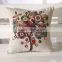 chiese embroidered plain square cushion cover pillow cover for christmas