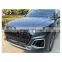 RSQ5 2022 front grill for Audi Q5 Honeycomb auto grill refit Q5 SQ5 RSQ5 car grill modification 2022 2023 2024