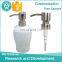 Cost price liquid soap dispenser stainless steel foaming soap pump / free sample 24/410 silver lotion pump