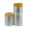 factory good price automotive paints PE paint masking tape and masking film with tape pre-taped masking film
