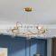 New Scandinavian Star Crown Living Room Lamp Restaurant Creative Net Red Bubble Bedroom Chandelier