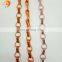 Customized sizes aluminum anodized decorative chain link curtain