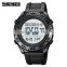 OEM ODM wholesale fashion brand Skmei 1872 new arrival 5Bar waterproof PU band men sport digital wristwatch