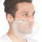 White Blue Disposable Nonwoven Beard Cover For Kitchen Hygiene