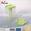 90oz 2.6L Food grade plastic cereals storage container with compartment