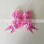 Best-selling customied designs simple polypropylen solid color butterfly pull gift ribbon bow