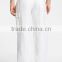 Wholesale Comfortably Fashion White Linen Cargo Pants