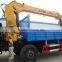 Dongfeng 6x2 truck mounted with crane