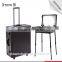 2016  Hot Sale Aluminum Professional Lighting Makeup Case With Stand Legs