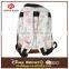 Clearance Goods Top Quality Canvas Bag Fashionable Full Linings School Backpack with Beautiful Flower Printed