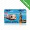 125Khz Printing PVC transparent business card With Magnetic Stripe