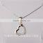 Hot Sale 925 Silver Delicacy Charms with Zircon, Fashion Crystal Pendant