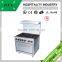 6 gas burner with gas oven(with rear plate)