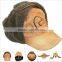 2013 fashion custom design winter fur hats with earflaps