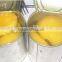 Canned yellow peach in syrup