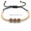 2016 Hot sales stainless steel fashion beads man bracelet with high quality