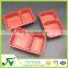 PP red disposable plastic fast food packaging container