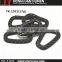 Multi-function plastic hiking carabiner hook,climbing carabiner,snap hook
