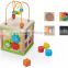Goge 5 in 1 Intelligent Playing Cube Wooden educational toy for kids 36 months
