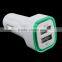 3.1A dual USB car charger 12V-24V input mobile phone charger tablet splitter igniter carregadorveicular