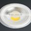 Round/square COB glass panel light 10W 85-265V 2 years warranty IP40 aluminum shell