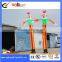 Custom inflatable air dancer type mini desktop clown air dancer for sale