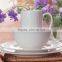 new products for 2015 16pcs new bone china embossed dinnerware set, kitchen set