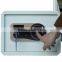 biometric fingerprint lock safe box with alarm system and have light inside