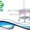 Made in China stainless steel hospital baby trolley