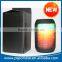 2016 New Portable MP3 FM Bluetooth Stereo Speaker With Colorful LED
