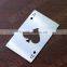 Credit Card Size Casino Poker Shaped Bottle Opener
