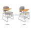 Plastic office chair wooden writing pad GS-2045A
