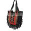 Leather Fringe Hand Bag Vintage Banjara Handbag Gypsy Banjara Bag