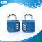 High quality blue travel suitcase padlock