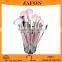 White transparent cosmetic makeup brush holder acrylic