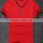 v-neck t-shirts/custom piping t-shirts/buttons t-shirts/straight bottom t-shirts