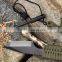 Cheap Hot Sale survivor's Fixed Blade Outdoor Knife with fire starter