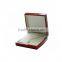 Custom leather jewellery pendant box logo