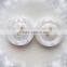 2015 fashion decorative buttons white dash buttons